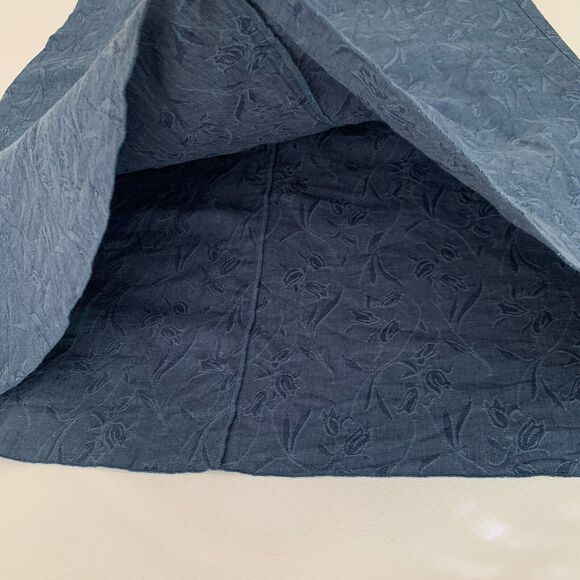 Nine & Co. Blue Floral Midi Skirt - Picture 6 of 9